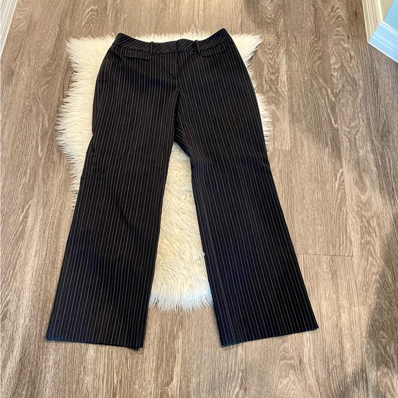 🌿2xHP🌿 Ann Taylor Loft Laura Fit Pinstripe Wide Leg Pants - Picture 9 of 11